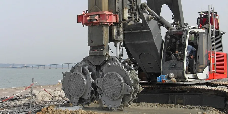 Imagen ilustrativa de Deep soil mixing en Barcelona